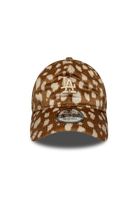 New Era 9TWENTY Los Angeles Dodgers Animal Print Cap Dark Beige Women NEW ERA | Caps | 60844105-